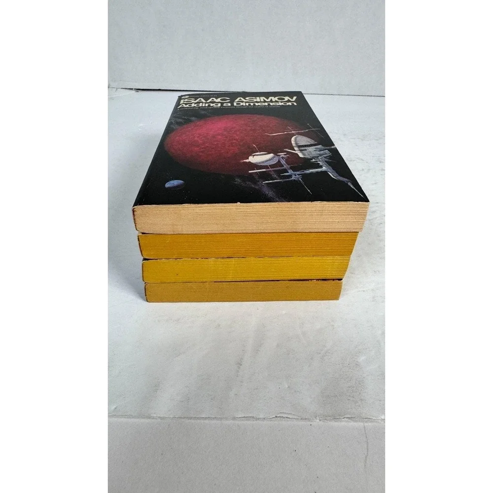 Isaac Asimov Sci-Fi & Nonfiction Paperback Lot 4 Books Avon Fawcett Vintage‎